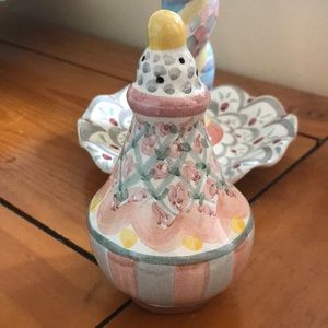 MacKenzie Childs Rose Cottage Salt/Pepper Shaker